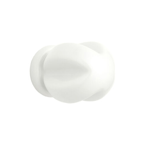 Bouton de meuble Croix Porcelaine Blanc Bouton de meuble Croix Porcelaine Blanc