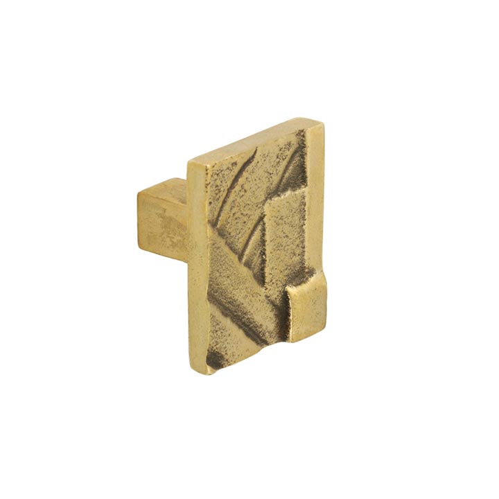 Bouton de meuble Harriet rectangle Laiton massif