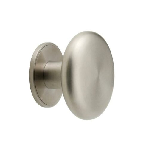 Bouton fixe Malo Inox Mat Ø43