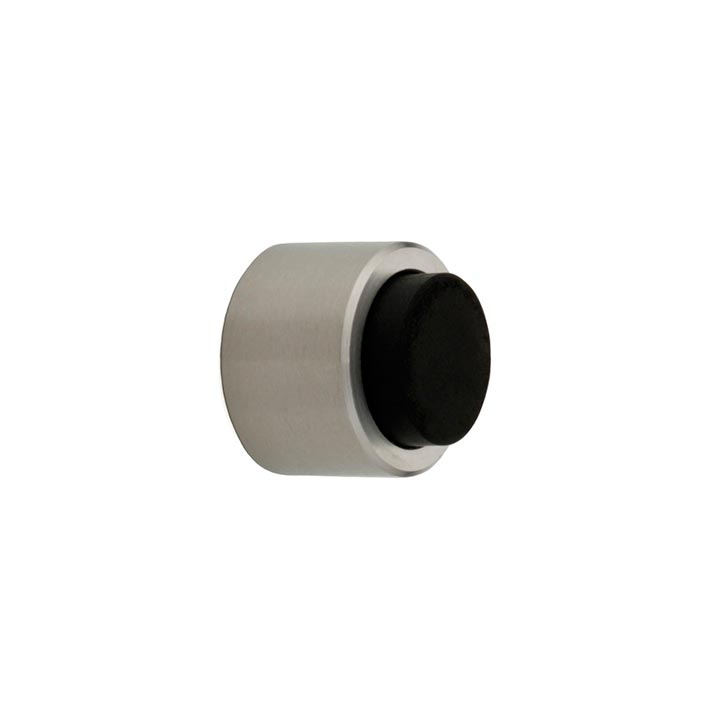 Butée de porte murale Tube Inox mat 20 mm