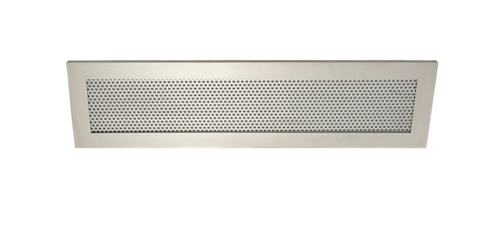 Grille d'aération Rectangle Inox Mat 200x60cm PM