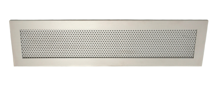 Grille d'aération Rectangle Inox Mat 300x80cm GM