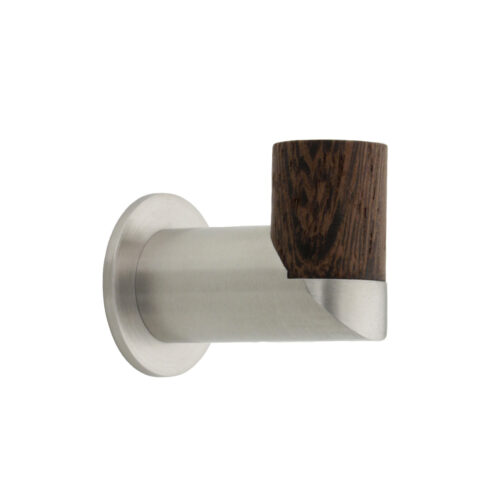 Patère elisabeth teck/inox