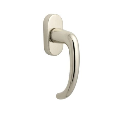 Poignée de fenêtre L 1922 Nickel Brillant Poignée de fenêtre L 1922 Nickel Brillant