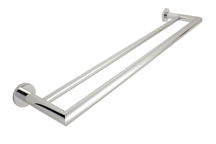 Porte-serviette Double Elias Chrome Brillant