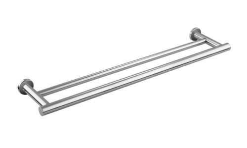 Porte-serviette Double Erin Chrome Brillant
