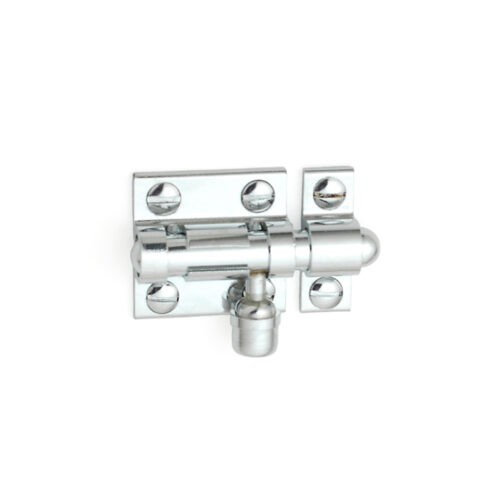 Targette de porte Chrome Brillant PM Targette de porte Chrome Brillant PM