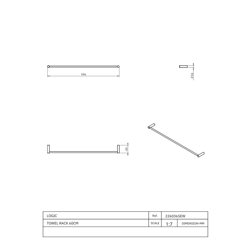 Porte-serviette Céleste