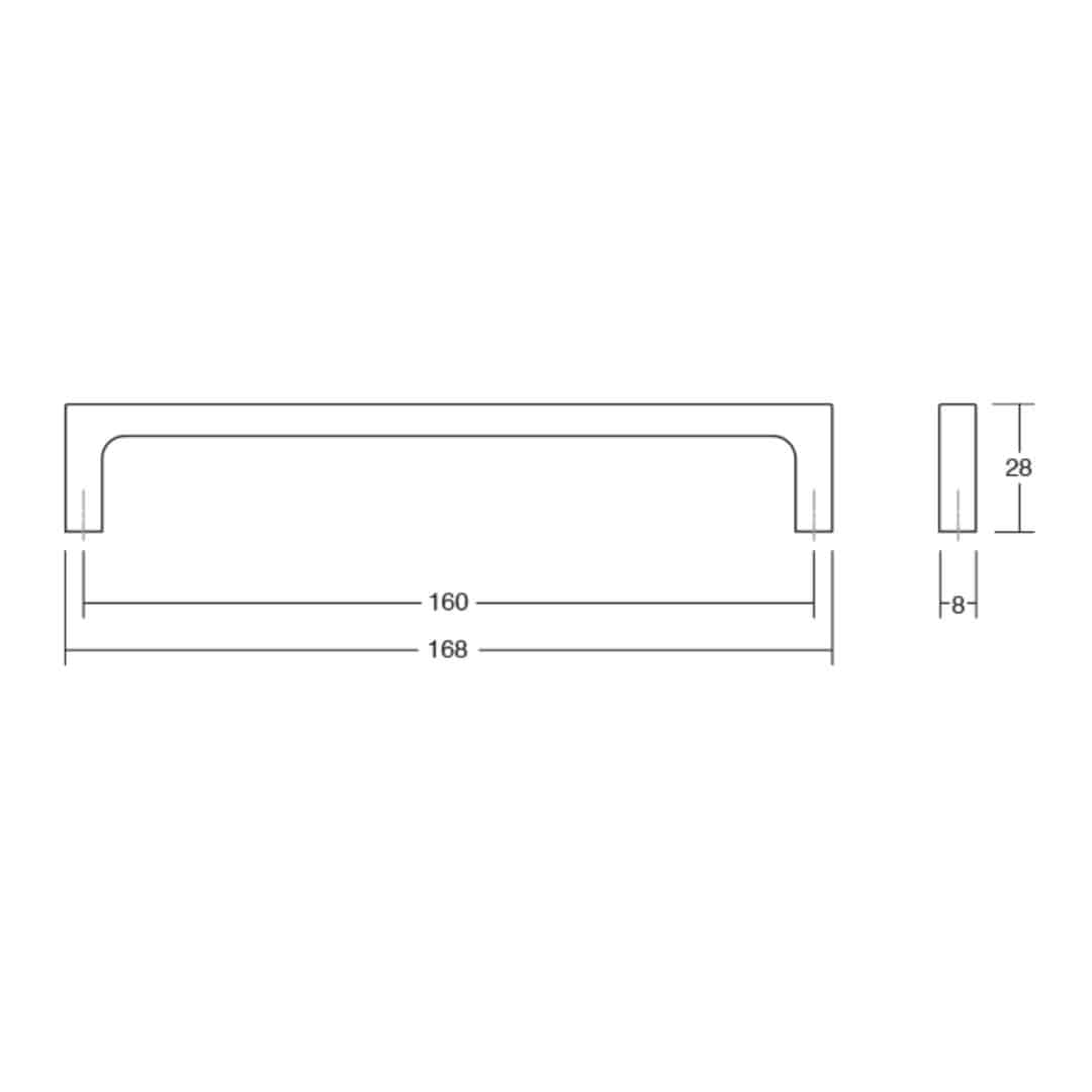 Poignée de meuble Lastres Chrome brillant