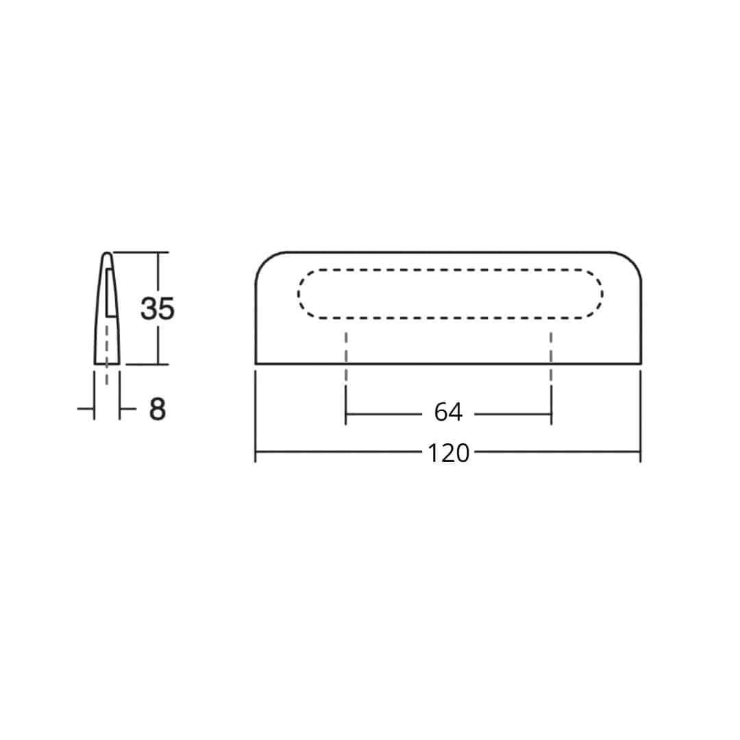 Poignée de meuble mini Cléo