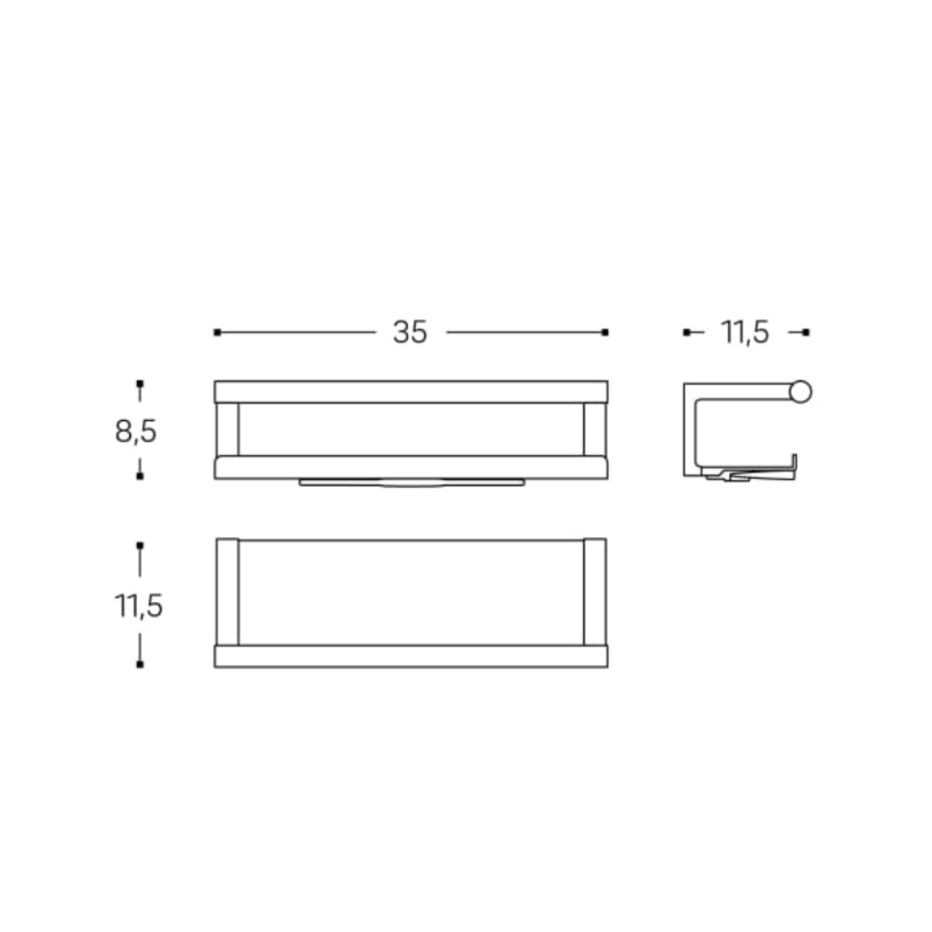 Panier de Douche Edmé Avec Raclette