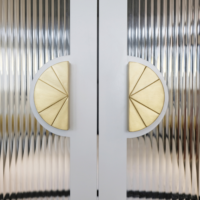 Poignée de meuble Arceau en Laiton massif