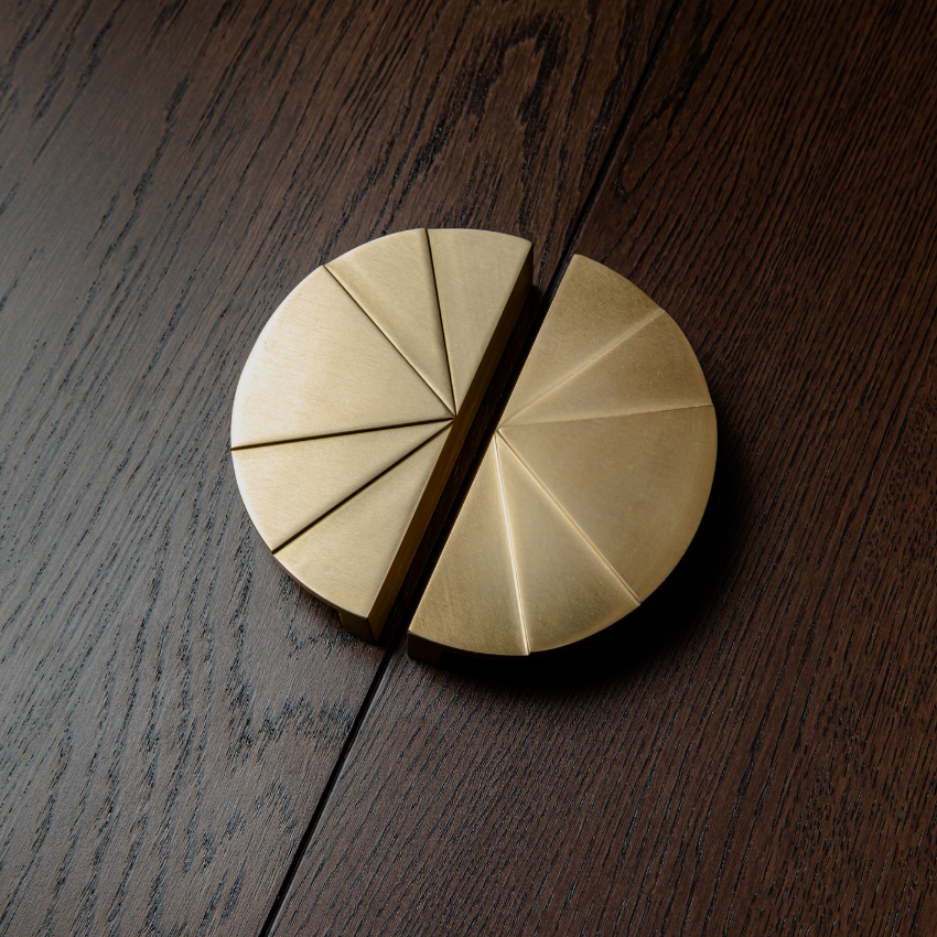 Poignée de meuble Arceau en Laiton massif