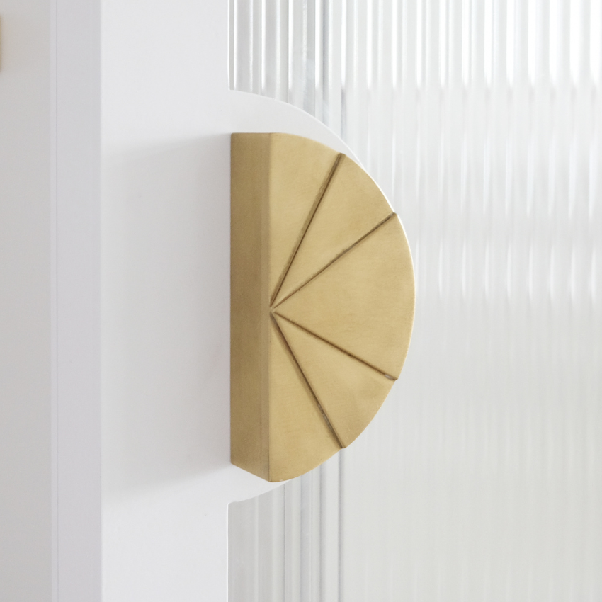 Poignée de meuble Arceau en Laiton massif