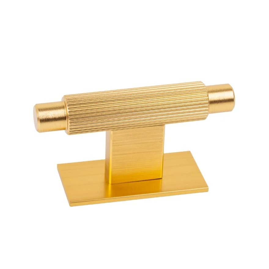 Bouton de meuble Grenade T avec plaque
