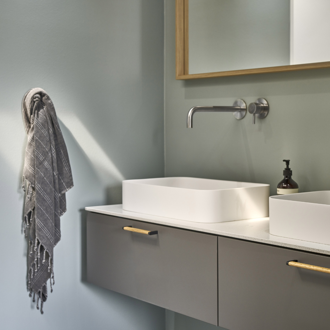 Poignée de meuble Romes bois et Noir mat