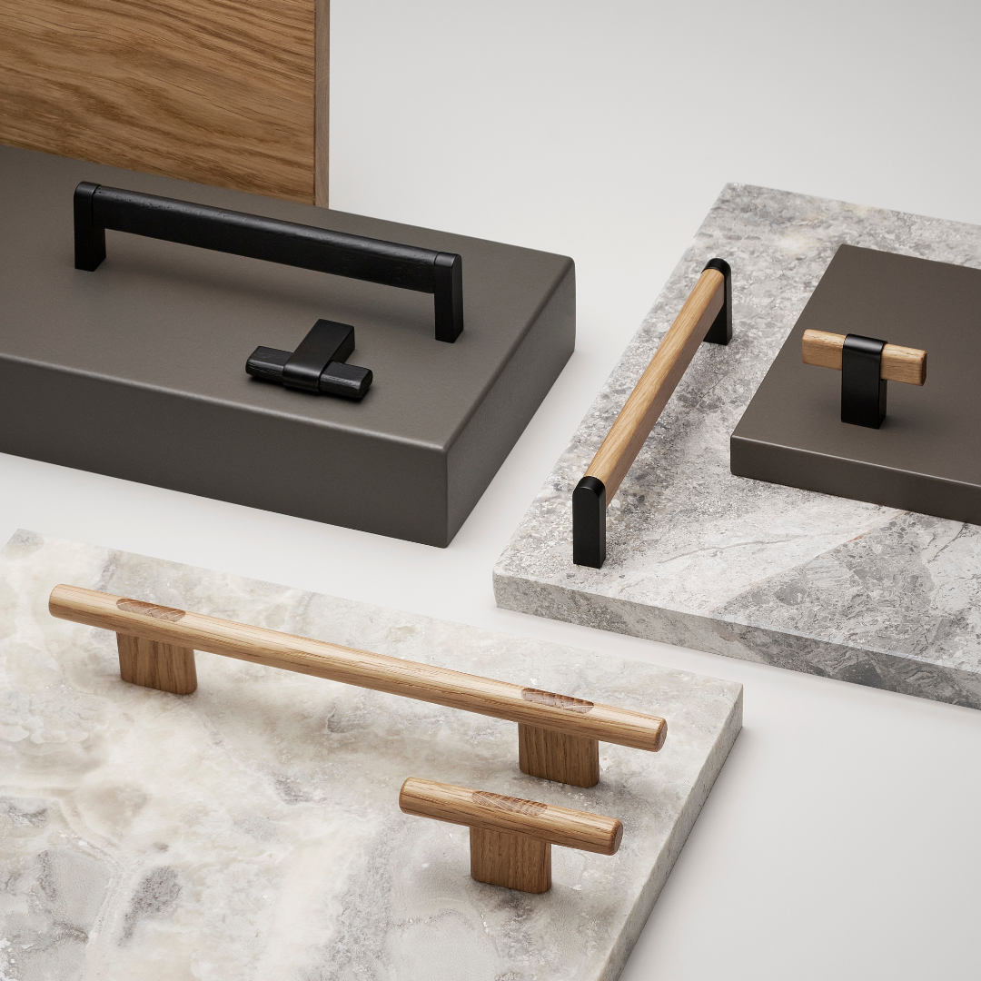 Bouton de meuble Lisbonne Chêne verni