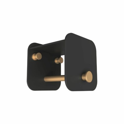 Patère murale Estrella Noir/or