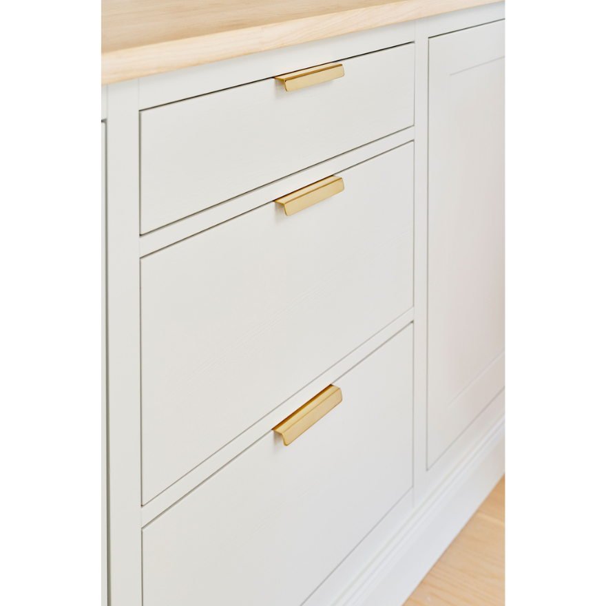 Poignée de tranche Amsterdam Laiton Poli