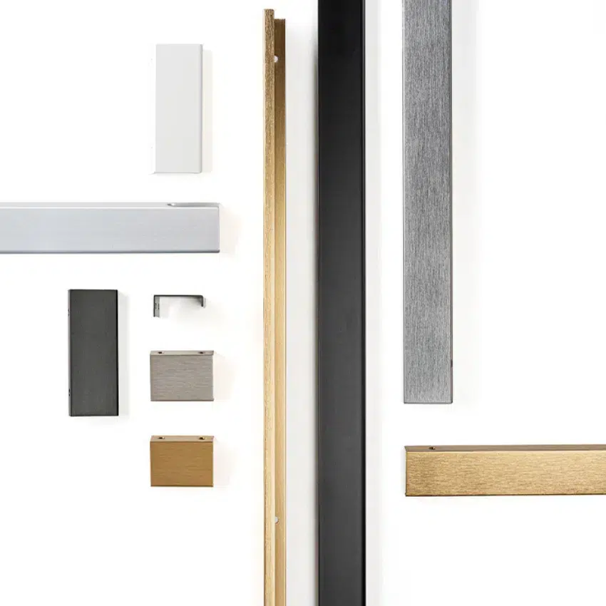 Poignée de tranche Nathan Aluminium