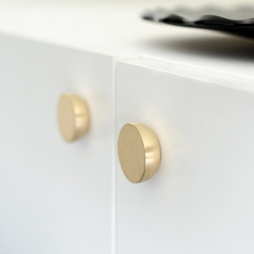 Bouton de meuble Ava Simple Laiton