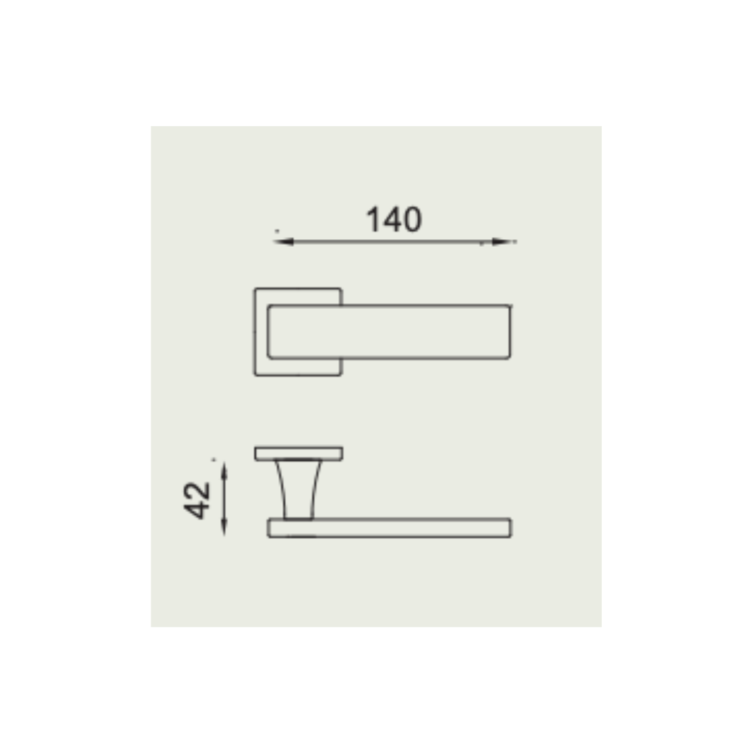 Paire de Poignées de Portes Arbatax