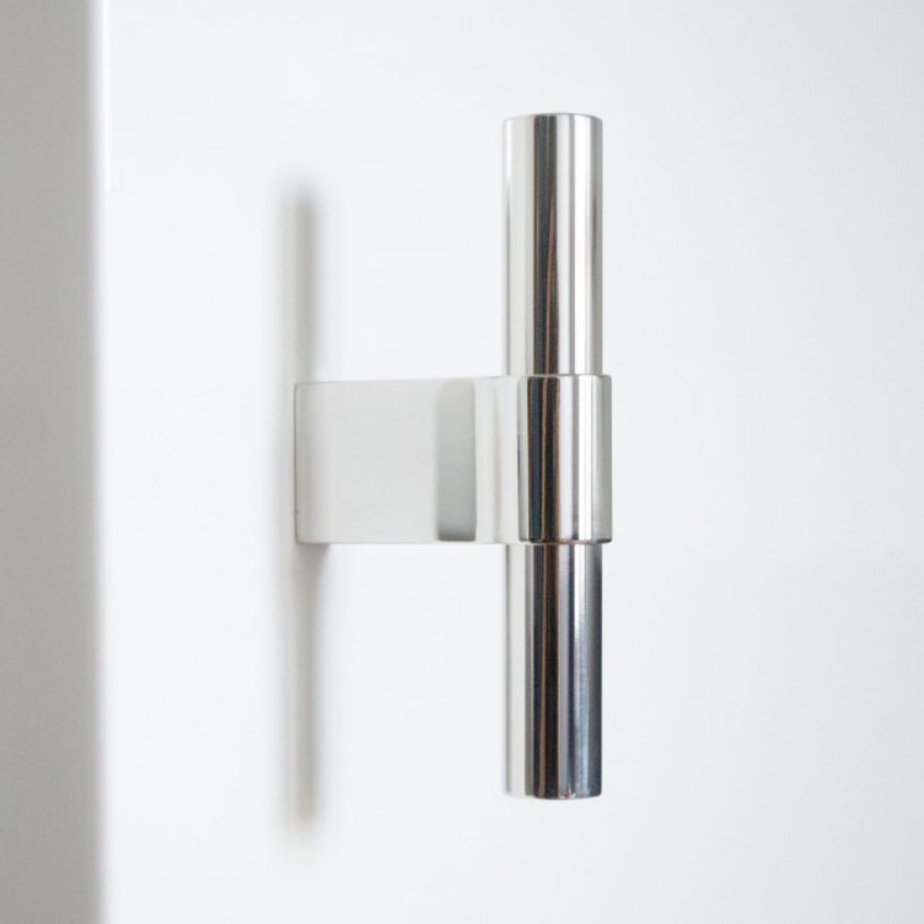 Bouton de meuble T Anna Laiton 12 mm