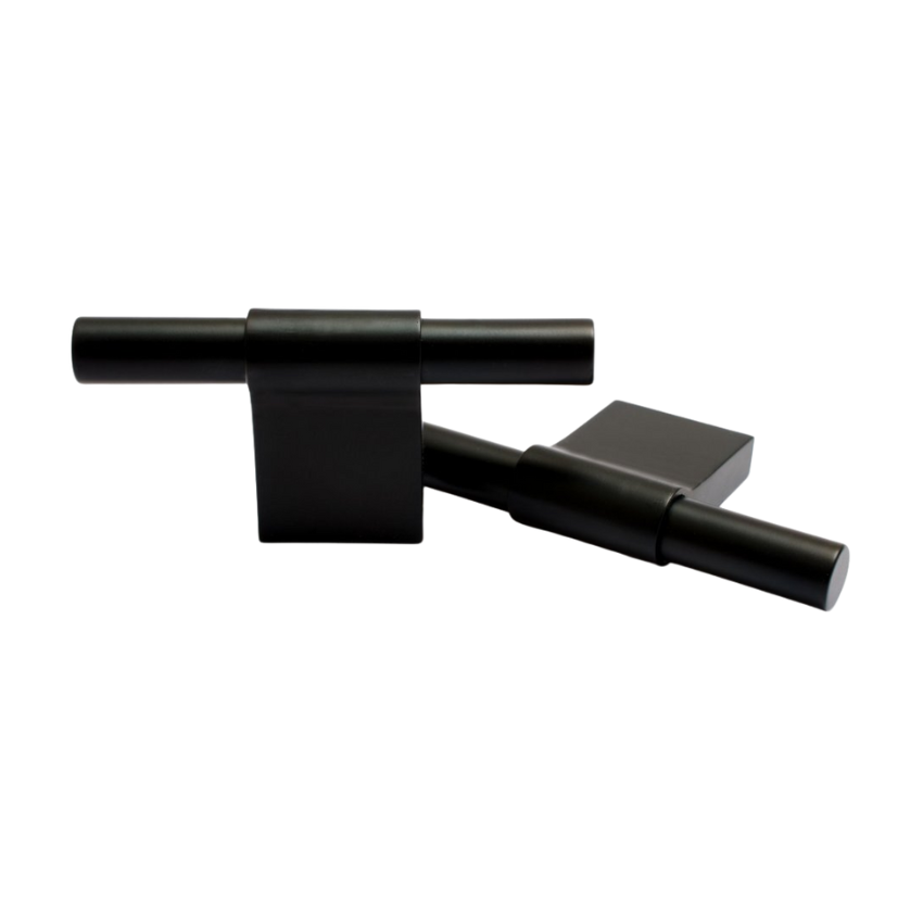 Bouton de meuble T Anna Laiton 8 mm