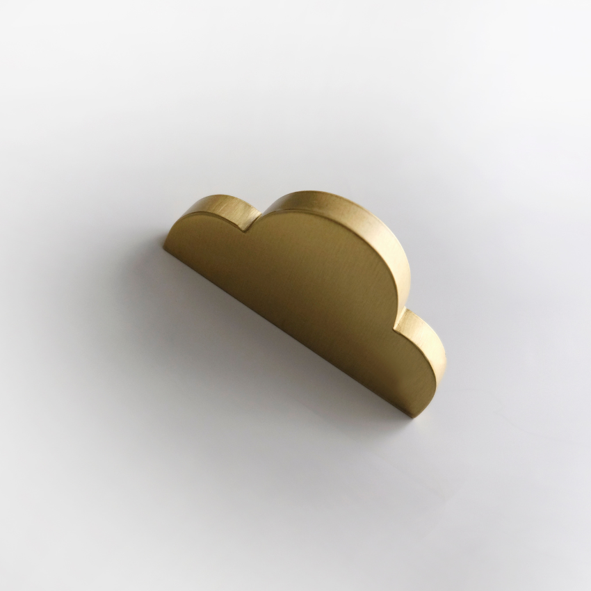 Poignée de meuble Nuage Laiton massif