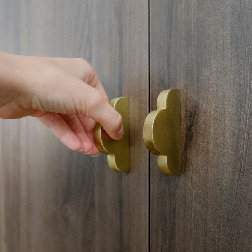 Poignée de meuble Nuage Laiton massif