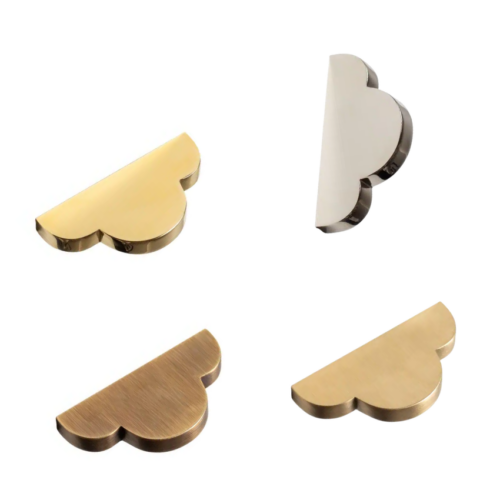 Poignée de meuble Nuage Laiton massif Poignée de meuble Nuage Laiton massif