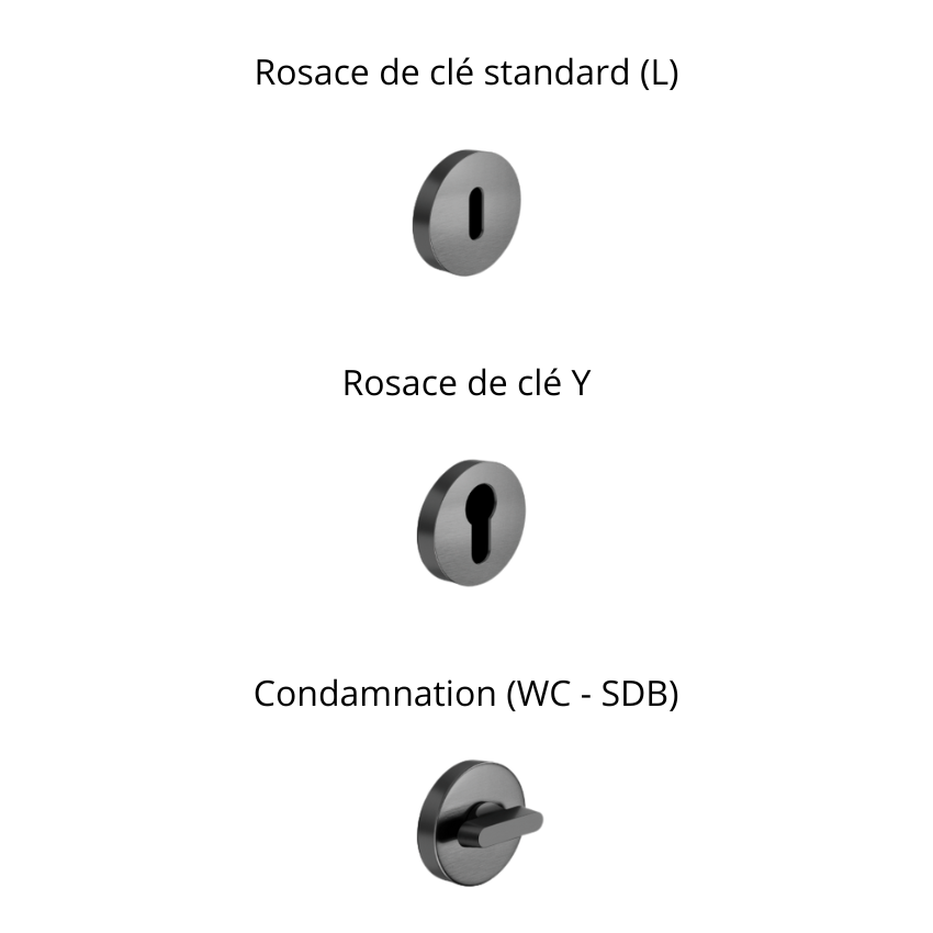 Paire de Poignées de Portes Bresso