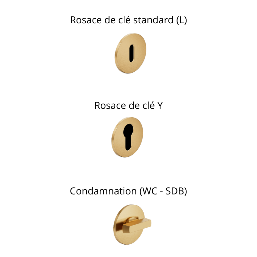 Paire de Poignées de Portes Alcamo