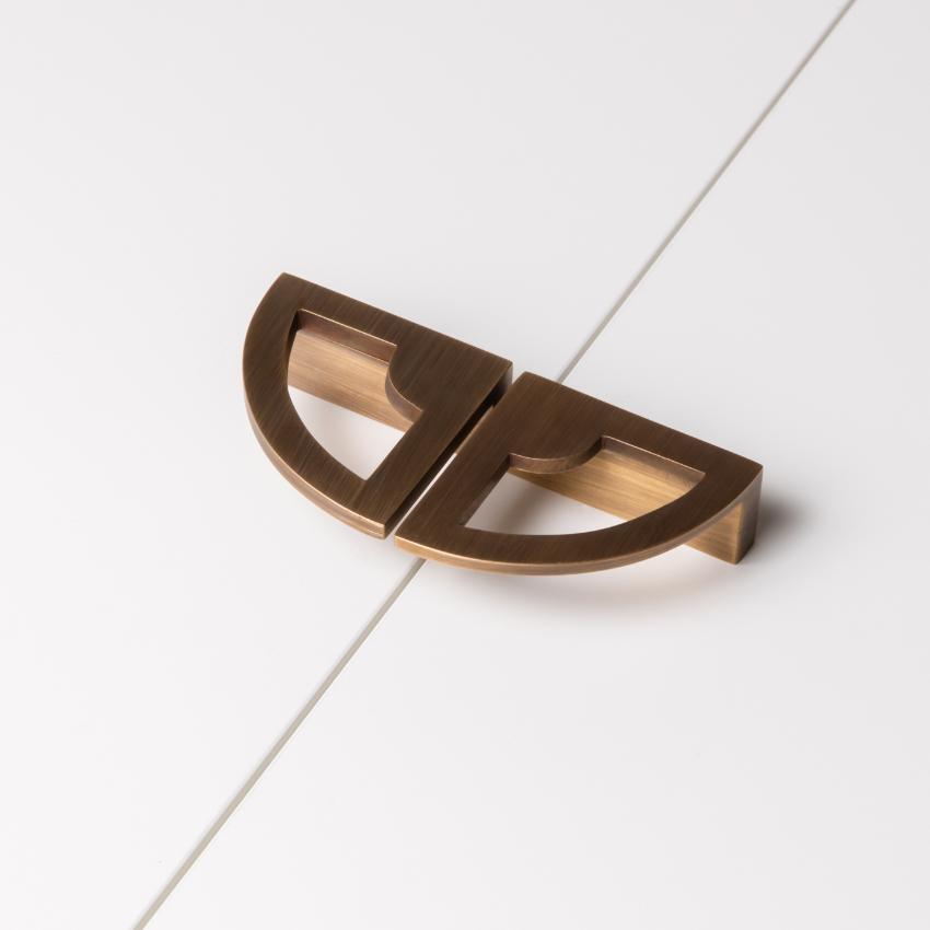 Poignée de meuble Lyra Laiton massif