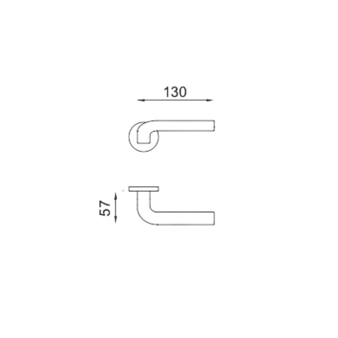 Paire de Poignées de Portes Ardea