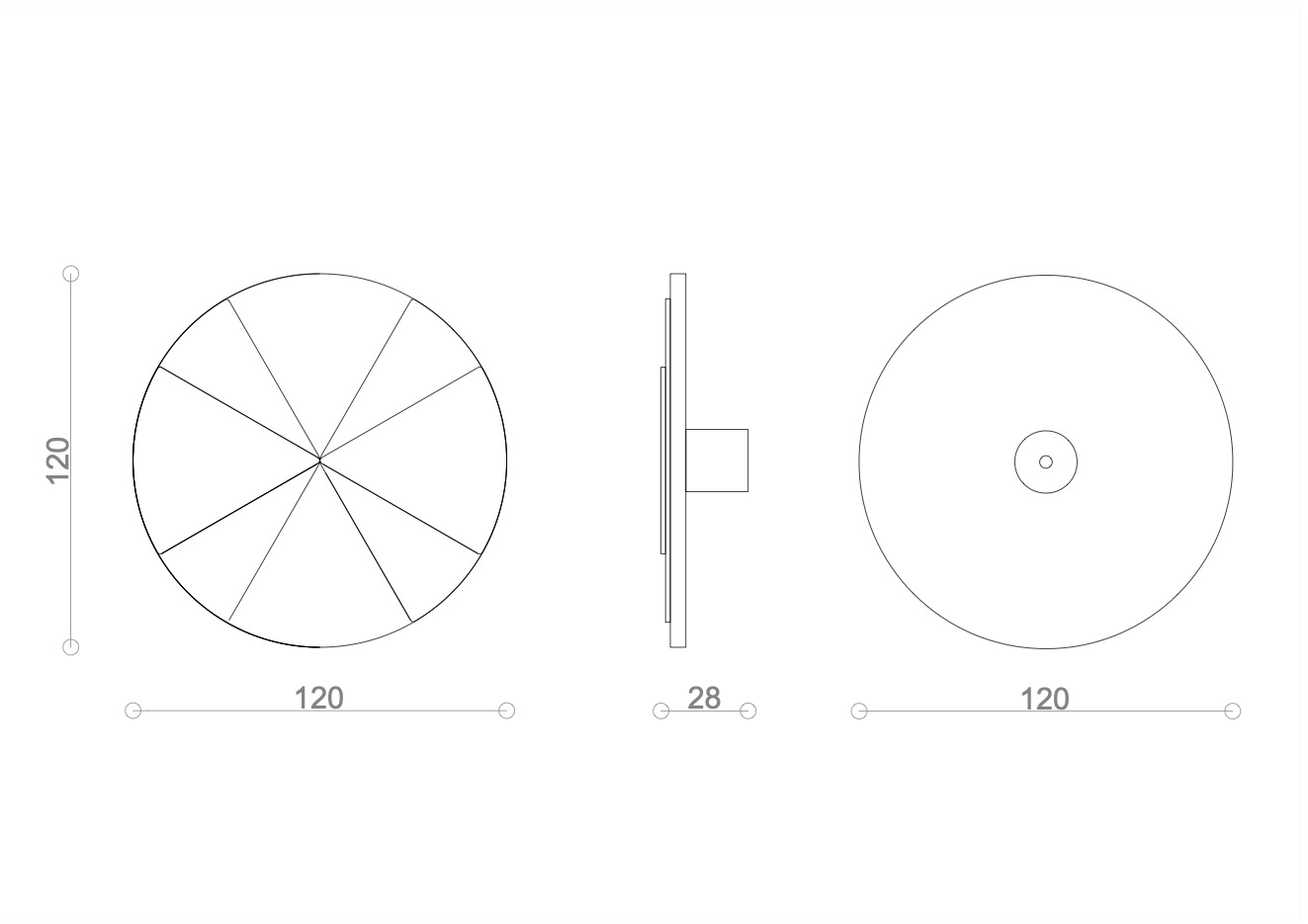 Poignée de meuble Auriga Laiton massif