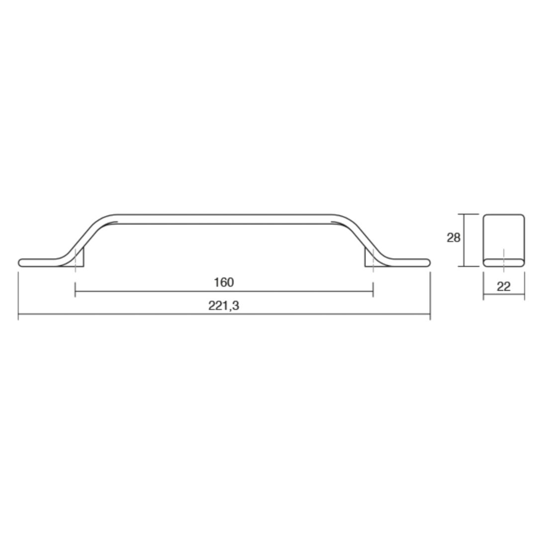 Poignée de meuble Cabrera