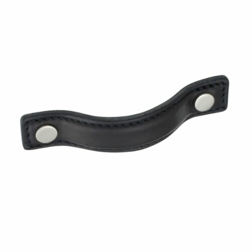 Poignée de meuble Hector Rigide Cuir Noir Poignée de meuble Hector Rigide Cuir Noir