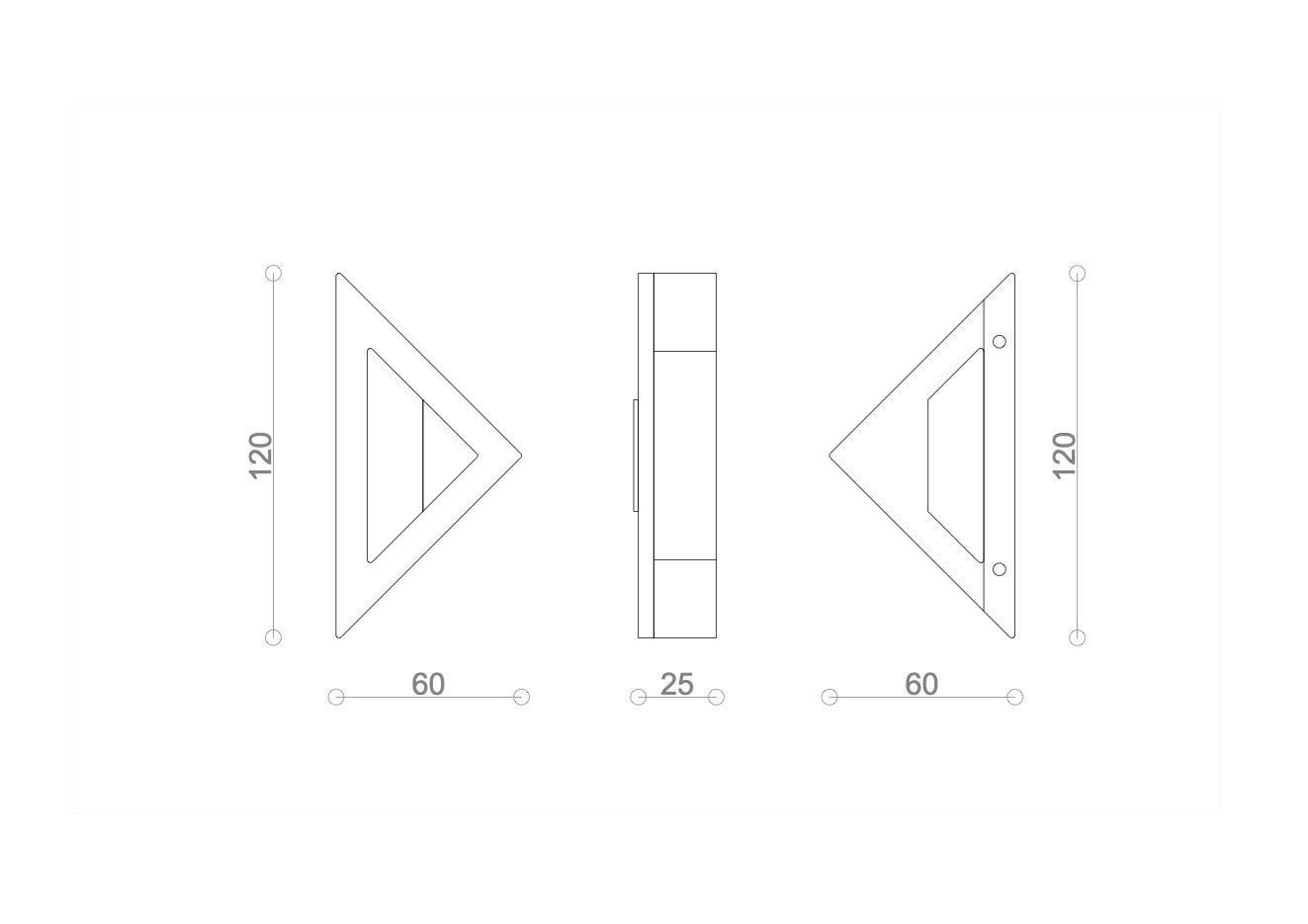 Poignée de meuble Octans Laiton massif