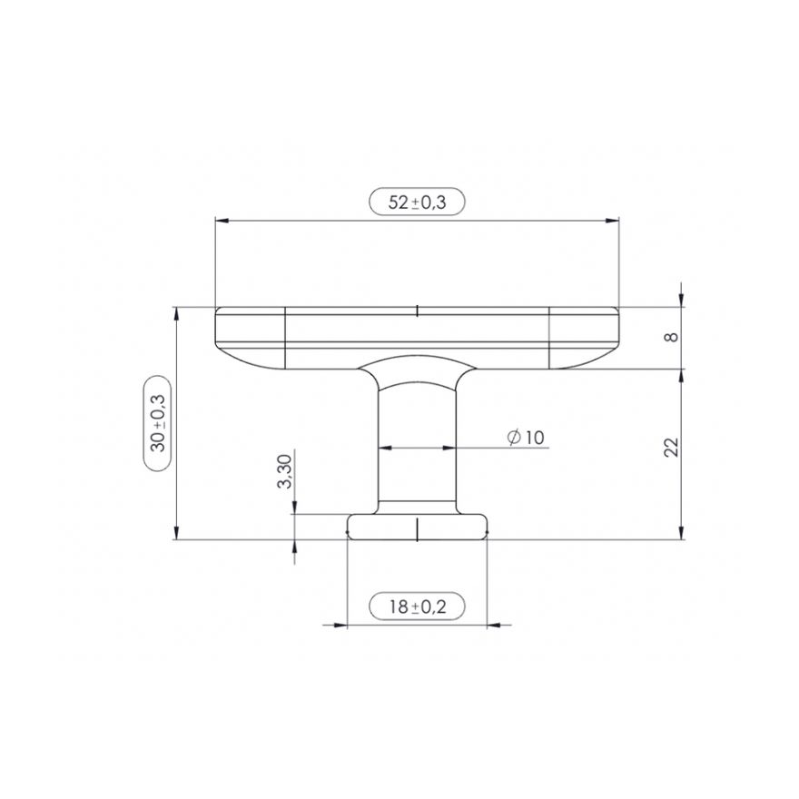 Bouton de meuble Chagny T