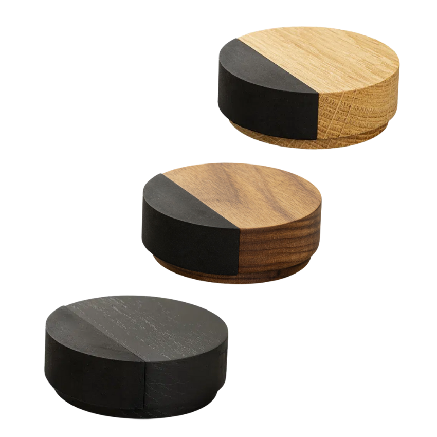 Butée de porte Adhésive Guillaume en bois