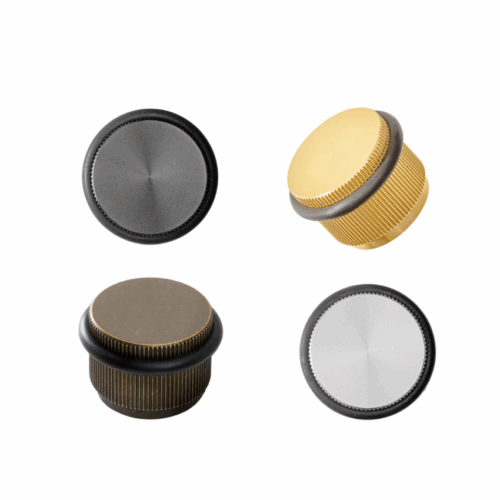 Butée de porte Gael 30mm Adhésive ou à vis Aluminium Butée de porte Gael 30mm Adhésive ou à vis Aluminium