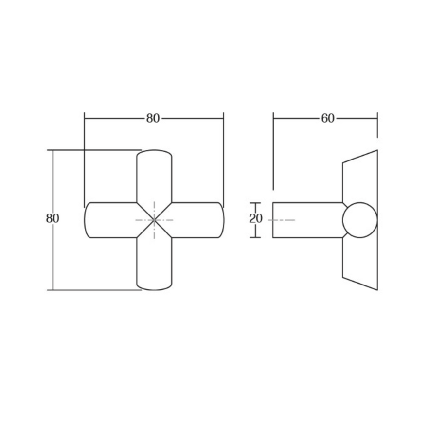 Patère murale Grace