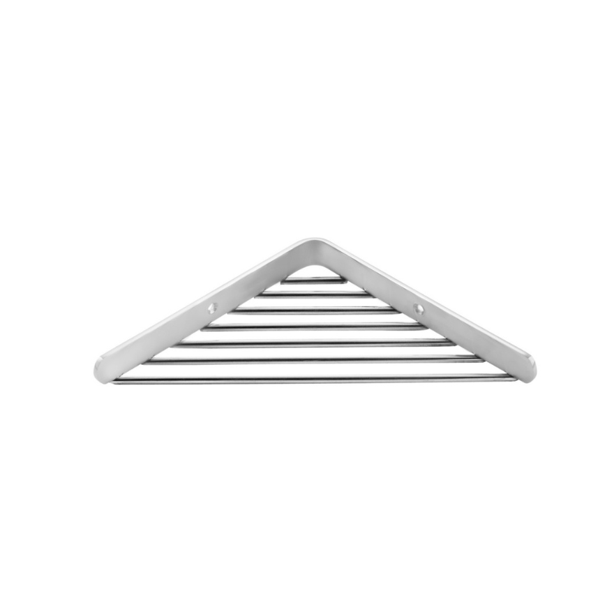 Porte-savon grille d'angle Erin Chrome brillant