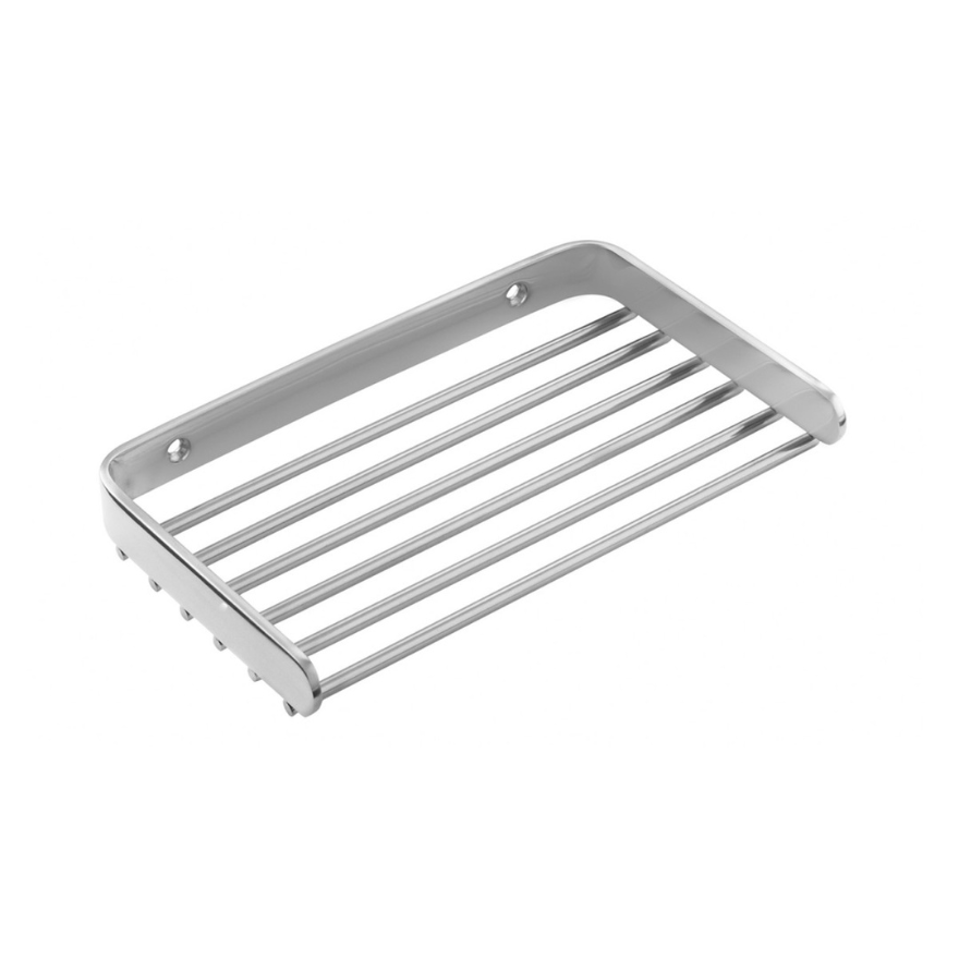 Porte-savon grille Erin Inox brillant