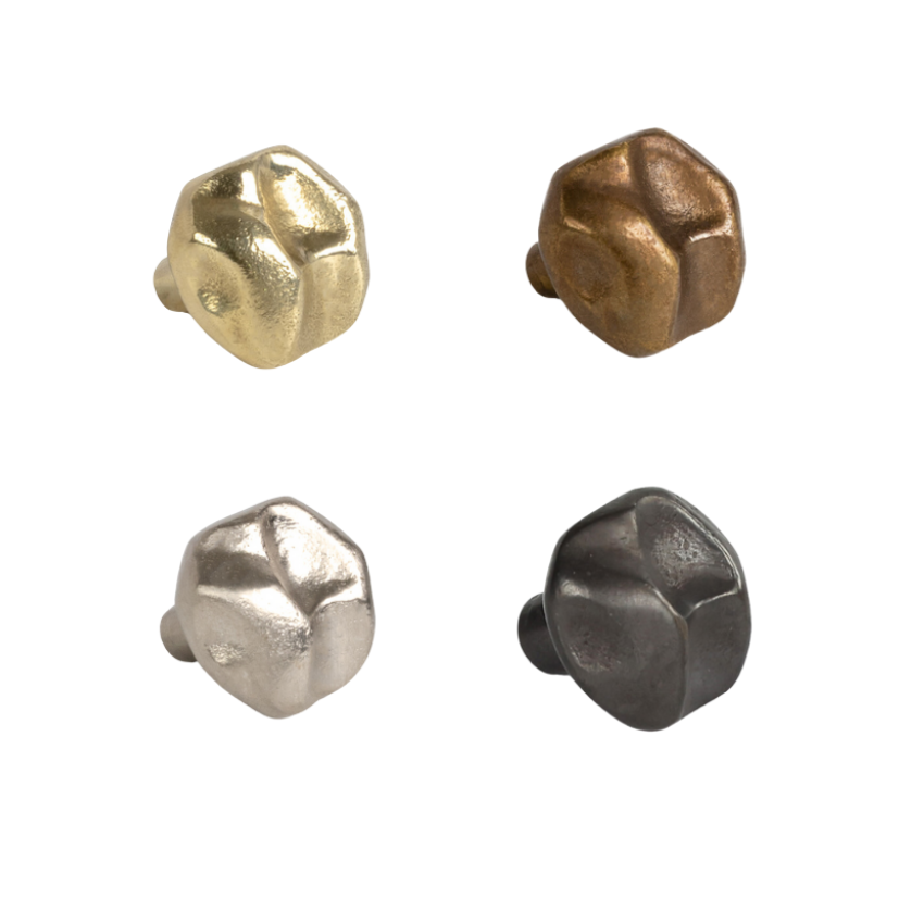 Bouton de meuble / Patère murale Genesis Laiton massif