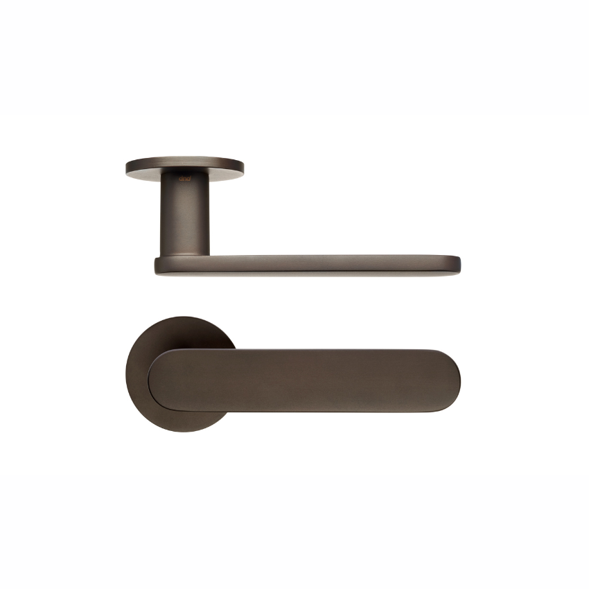 Paire de poignées de Porte Bitonto Rosaces Fines