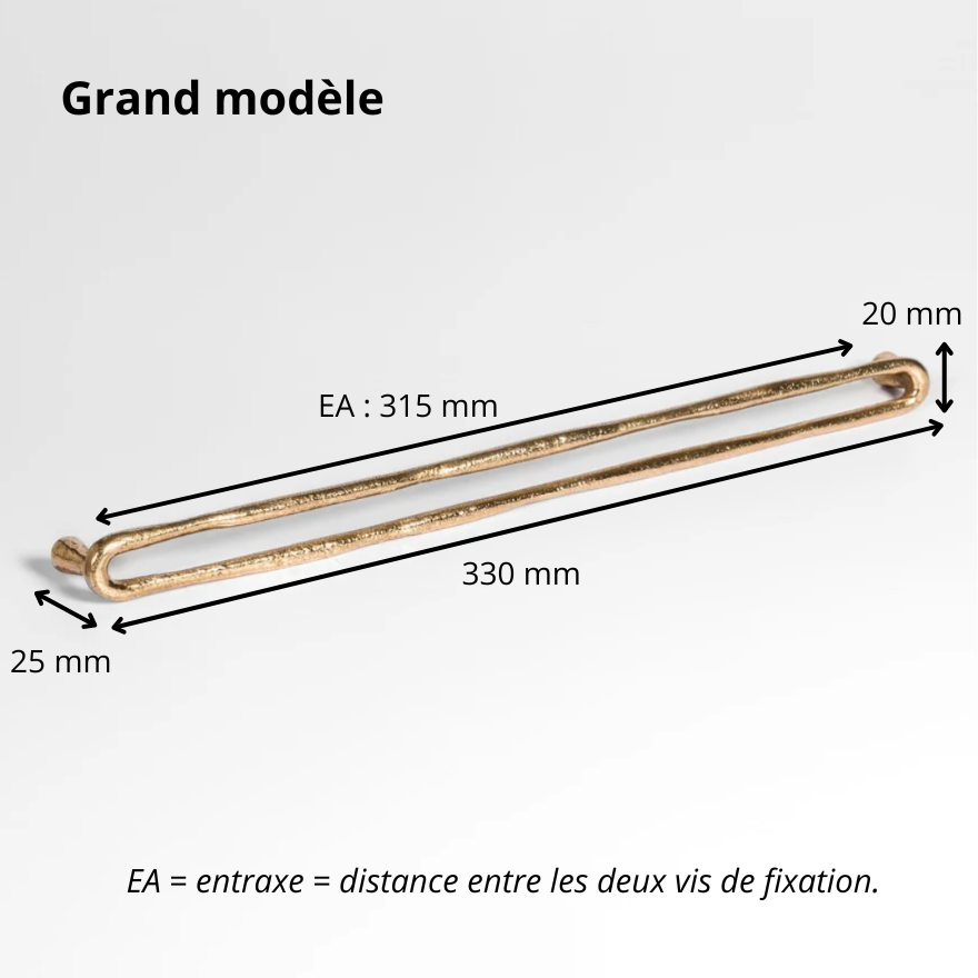 Poignée de meuble Godric Laiton