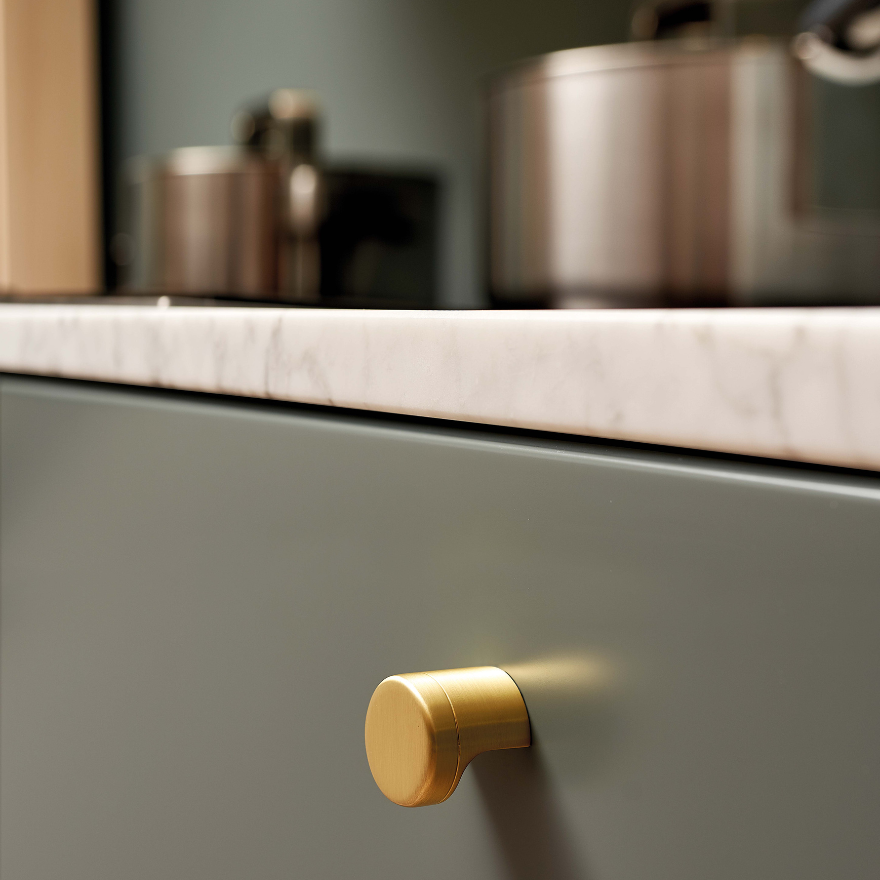 Bouton de meuble Aignan L Encoche Zink