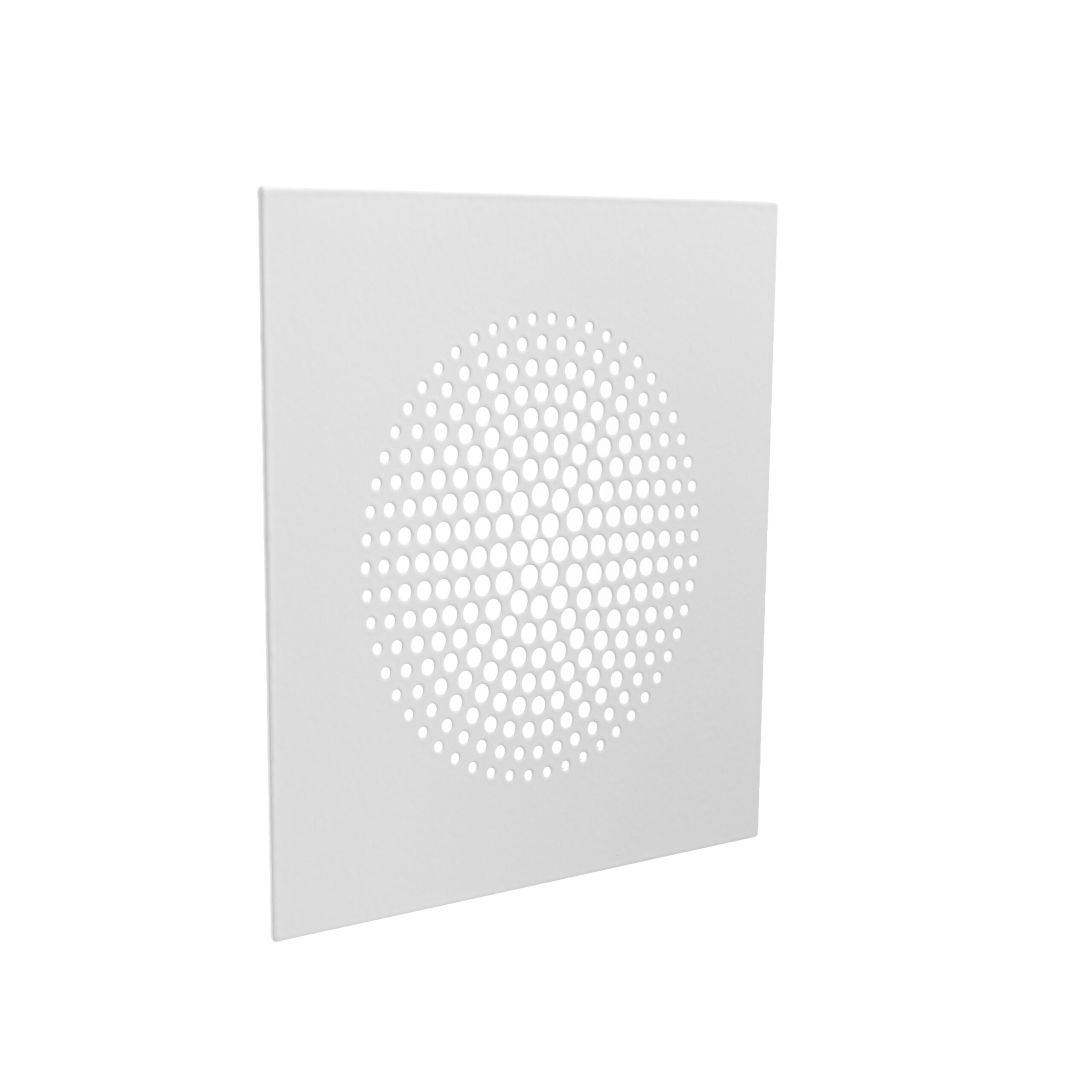 Grille d'aération carrée Dots fixation magnétique 160x160 mm